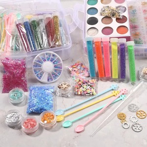 Handmade Hand-painted Epoxy Resin Art Kit Supplies-Perfect Arts Crafts <b>Material</b> Set for Nail Jewelry Making <b>Sequins</b> Bingo Game - Product Image 6