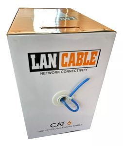 <span class=keywords><strong>Cable</strong></span> <span class=keywords><strong>CAT6</strong></span> de 1000 Pies (305 <span class=keywords><strong>Metros</strong></span>), U/UTP, Cobre Sólido, 23 AWG, LAN, 0.5mm 0.52mm 0.54mm 0.55mm 0.56mm, Cu PVC, para Router y Módem - Product Image 6