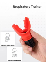 Entraîneur de capacité pulmonaire respiratoire en silicone écologique réutilisable réglable portable pour le sport