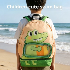 Bolsa de Natación Impermeable para Niños, con Separación para Ropa Seca y Mojada, de Poliéster, Unisex, para Deportes al Aire Libre, Playa, Almacenamiento, <span class=keywords><strong>Mochila</strong></span> con Diseño de Dibujos Animados - Product Image 4