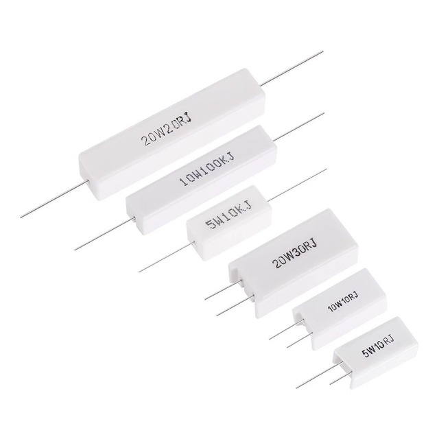RX27-1 SQP Horizontal RX27-5 SQM Vertical Pin Ceramic Cement Resistor 5W10W15W20W