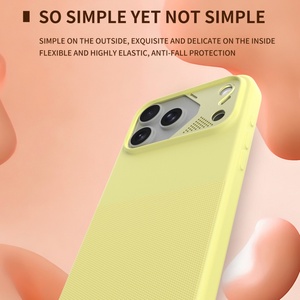 เคสโทรศัพท์ซิลิโคนเหลวลายจุดแบบกำหนดเอง พร้อมแม่เหล็ก สำหรับ iPhone 17 15 16 Pro Max ปุ่ม AI กรอบรูปโลหะ ป้องกันการกระแทก - Product Image 5