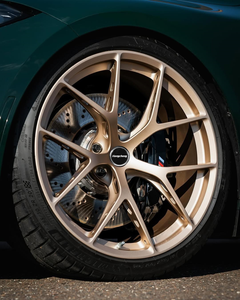 Изготовленные на заказ кованые диски из сплава класса люкс Santin Golden 5x120 вогнутые диски 18 19 20-дюймовые колеса для BMW Benz Honda - Product Image 2