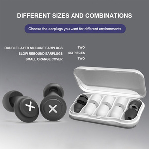 Tùy Chỉnh Tái Sử Dụng Silicone Nút Tai Không Thấm Nước Trường Hợp Cho Thính Bảo Vệ Giảm Tiếng Ồn Âm Nhạc Hủy Bỏ Mềm Ngủ Bơi - Product Image 3