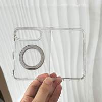 Étui pour iPhone 18 Fold avec support 360° magnétique, coque transparente brillante en PC rigide, protection magnétique pour iPhone 18 Ultra