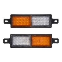 2 pièces 12V 30 LED Feux de pare-chocs avant pour voiture et camion, Feux de position avant, Ampoule de signalisation pour remorque