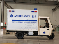 Ambulance à trois roues Véhicule médical d'urgence à 3 roues Transport de premiers secours en zone rurale Ambulance