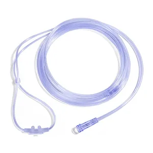 Cannula nasal médico do ce iso, tubo do oxigênio