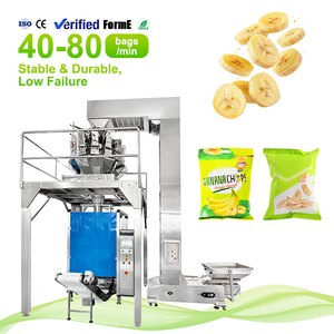 Máquina de Envasado VFFS <span class=keywords><strong>para</strong></span> Frutas Secas, Maquinaria de Llenado y Sellado de Plátanos Secos de 100g, 200g, 500g - Product Image 1