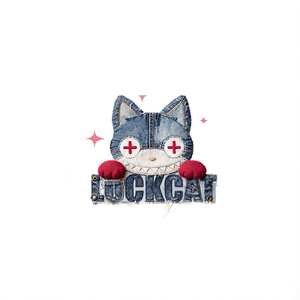 T-Shirt Unisex 210GSM 100% Cotone, Casual, Traspirante, Resistente, con Stampa DTF Design Gatto Portafortuna, Maglietta da Donna - Product Image 2