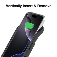 Chargeur de batterie mobile rechargeable à grande capacité USB C TPU, prix d'usine, charge rapide, batterie externe, étui de chargeur de batterie