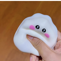 Jolie balle sensorielle DIY en forme de coquille, jouet anti-stress malléable à presser, balle sensorielle craquante et moelleuse