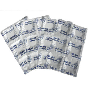 Denture Cleaner Tablets of Remove Bad Odors, Plaque, Dentures Stains - Product Image 1