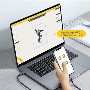 Grabador láser de diodo, máquina cortadora de tallado de escritorio CNC DIY, impresora láser 3D <span class=keywords><strong>para</strong></span> máquina de madera de plástico, <span class=keywords><strong>grabadora</strong></span> de vidrio - Product Image 3