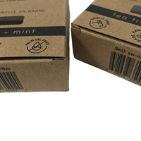 Pochettes en papier kraft écologiques pour emballage de savon carré, pelliculage mat, logo personnalisé, carton à rabat pour produits cosmétiques et soins de la peau