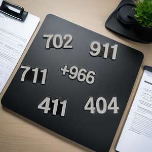 ในสต็อกสหรัฐอเมริกาหมายเลขโทรศัพท์ถนนตะวันออกกลางสติกเกอร์โลหะป้ายสไตล์เมืองของขวัญอินเทรนด์การเดินทาง - Product Image 2