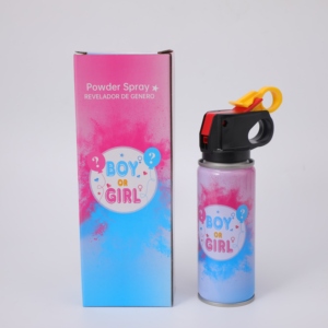 Cannone Spara Coriandoli Rivelatore di Genere Bambino o Bambina, Polvere Blu/Rosa, in Ferro e Polvere, 12-13 Colpi, Biodegradabile, Party Popper per Grande Rivelazione - Product Image 5