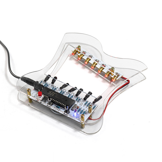 51 Microcontroller Laser Electronic Keyboard Electronic DIY Kit Electronic DIY Components Soldering Training Kit HU-013
