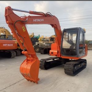 Excavadora pequeña sobre orugas Hitachi EX60 de marca japonesa original con motor y caja de cambios, equipo de alta calidad - Product Image 4