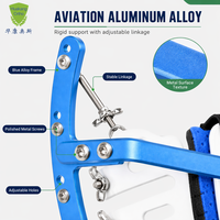 Attelle de traction des doigts à ressort en aluminium durable pour la thérapie de l'arthrite