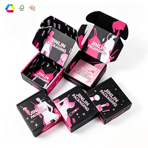 Cajas de Cartón Rígido Plegables, Ecológicas y Reciclables, con Impresión en Dorado, Personalizables <span class=keywords><strong>para</strong></span> Lencería, Cosméticos y Venta Minorista - Product Image 2