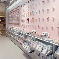 Vitrine d'exposition personnalisée pour magasin de réparation de téléphones portables, meubles de magasin d'électronique, présentoir mural pour boutique de téléphones mobiles