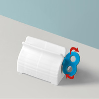 Presse-dentifrice manuel ABS multifonctionnel à clipser, support non pliable pour salle de bain domestique