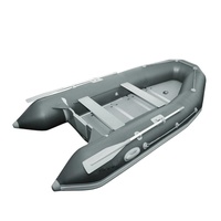Bateau gonflable de pêche, accessoire d'extérieur, caddie de 13 m, 10.8 pieds, planeur de dessins animés, gris
