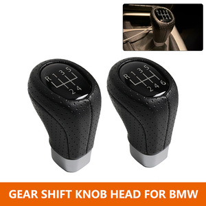 Car Gear <b>Shift</b> <b>Knob</b> Leather 5 Speed 6 Speed BMW Ergonomic Design - Product Image 2