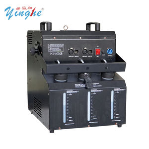 Machine à bulles noire LED RGBW 2 voies 1500W avec télécommande pour mariages - Product Image 4