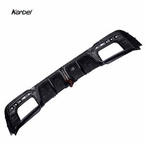 Diffuseur Karbel Style KB Diffuseur en fibre de carbone sèche Noir Diffuseur de lèvre arrière pour <span class=keywords><strong>Audi</strong></span> B9.5 S4 2020-2024 - Product Image 2
