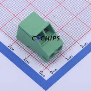 DG504-5.08-02P-14-00A(H) Screw Terminal Block Through hole Component (THT),P=5.08mm Connector 1x2P 5.08mm Green Through Hole - Product Image 1