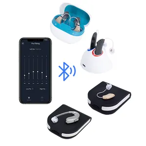 Professional OTC Invisible Wear Digital Hearing Aids Bluetooth App Control Multichannel Sound Amplifier