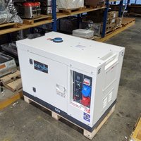 ALAD AL-PT8 10kW Einphasiger Automatisch Startender Geräuscharmer Marine-Dieselgenerator Luftgekühlt Kleiner Boot-Backup-Generator 220V 50/60Hz 3600 U/min