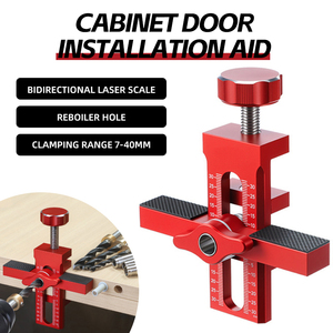 Công cụ cửa tủ nhôm có thể điều chỉnh chuyên nghiệp-Định vị đồ nội thất đa chức năng với hợp kim chống gỉ dày - Product Image 2