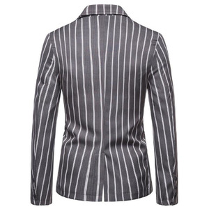 Blazer da uomo autunno moda quotidiano monopetto <span class=keywords><strong>stile</strong></span> Casual Blazer Casual <span class=keywords><strong>stile</strong></span> sciolto <span class=keywords><strong>abbigliamento</strong></span> <span class=keywords><strong>maschile</strong></span> - Product Image 6