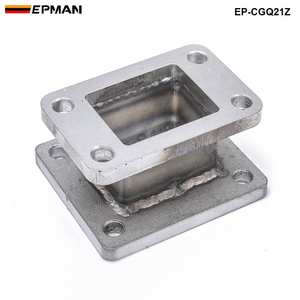 EPMAN Hierro Fundido T3 a <span class=keywords><strong>T4</strong></span> Turbo Cargador Turbo Colector Brida Adaptador Conversión para Honda Nissan Toyota VW - Product Image 2