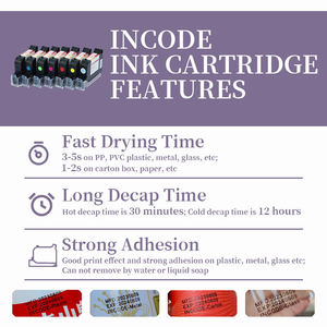 INCODE TIJ Origineel 42ml inktcartridge voor Baby Girlal inkjetprinter 12,7mm 25,4mm Volledige Klep Schattig Halve Inch Een Inch - Product Image 6