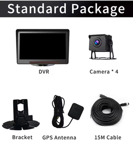 10.1 inch 128G Android 9.0 DVR đảo ngược máy ảnh 4 kênh GPS navigation Wifi BT xe Dashcam màn hình xe tải <span class=keywords><strong>Video</strong></span> Recorder - Product Image 6