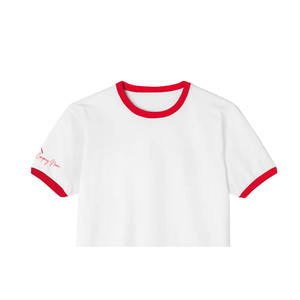 Camisetas de lona de algodón 100% para mujer al por mayor, ropa de béisbol y softbol cómoda, transpirable y duradera - Product Image 6