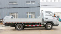 Véhicule d'occasion économique avec moteur diesel durable, capacité de charge constante de 2 tonnes, camion de livraison pratique 4X2