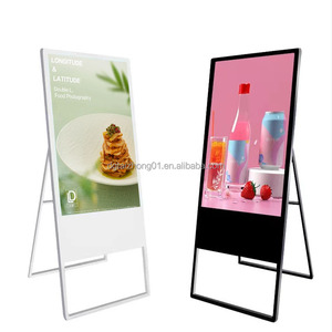 Freestanding màn hình cảm ứng kiosk 32 43 49 inch kỹ thuật số signages quảng cáo hiển thị tương tác di động Triển Lãm Đứng màn hình - Product Image 1