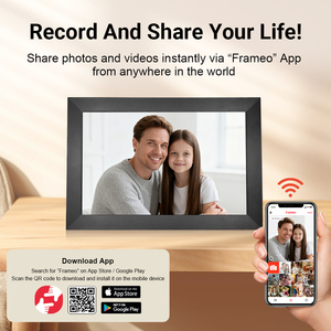 กรอบรูปดิจิตอลหน้าจอสัมผัสขนาด 10 นิ้ว รุ่นใหม่ รองรับแอป Frameo เชื่อมต่อ WiFi เล่น<span class=keywords><strong>วิดีโอ</strong></span>ได้ รองรับ MP4 <span class=keywords><strong>ลบ</strong></span>ภาพได้ ใช้ได้ทั้งที่ออฟฟิศและที่บ้าน - Product Image 4