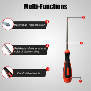 Duitse stijl titanium pozidriv schroevendraaier met niet-magnetische sleutel voor industrieel gebruik SFREYA T1064 - Product Image 3