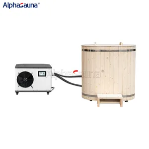 New Design Wooden Outdoor Cold Plunge Tub Portable Chiller Recovery Pod - Insulated Ice Bath Tupe Optional