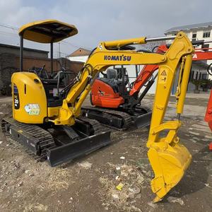 Mini-excavatrice Komatsu de 2 tonnes PC20MR, moteur Cummins, godet de 0,08 m, travaux de terrassement de parcs industriels, travaux de terrassement de pipelines, entretien paysager - Product Image 1