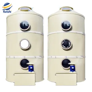 YUNSHI The best-selling Chinese made waste gas acid alkali scrubber tower gas scrubber system