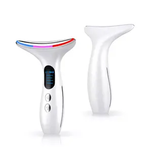 2024 Facial Neck Lift Massager LED Photon Therapy Wrinkle Removal Reduce Double Chin