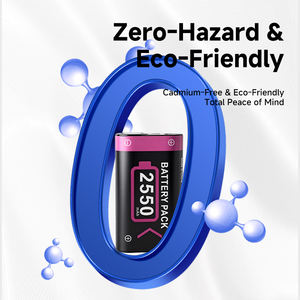 工場価格 新型 ワイヤレスハンドル 充電式バッテリーセル 大容量 2550mAh 2.4v マイクロソフト Xbox One コントローラー用 - Product Image 4