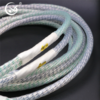 Câble de haut-parleur Hi-Fi plaqué argent YIVO XSSH - Interconnexion audio haute fidélité pour haut-parleur principal et amplificateur